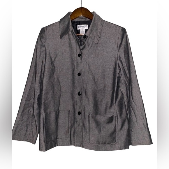 Vtg Pendleton Car Coat Blazer Jacket Women 12P Business Career Office‎ Work - Picture 1 of 8